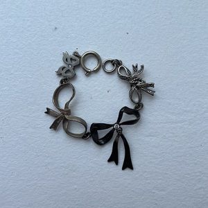 Vintage 2000s Juicy Couture Ribbon Charm bracelet
